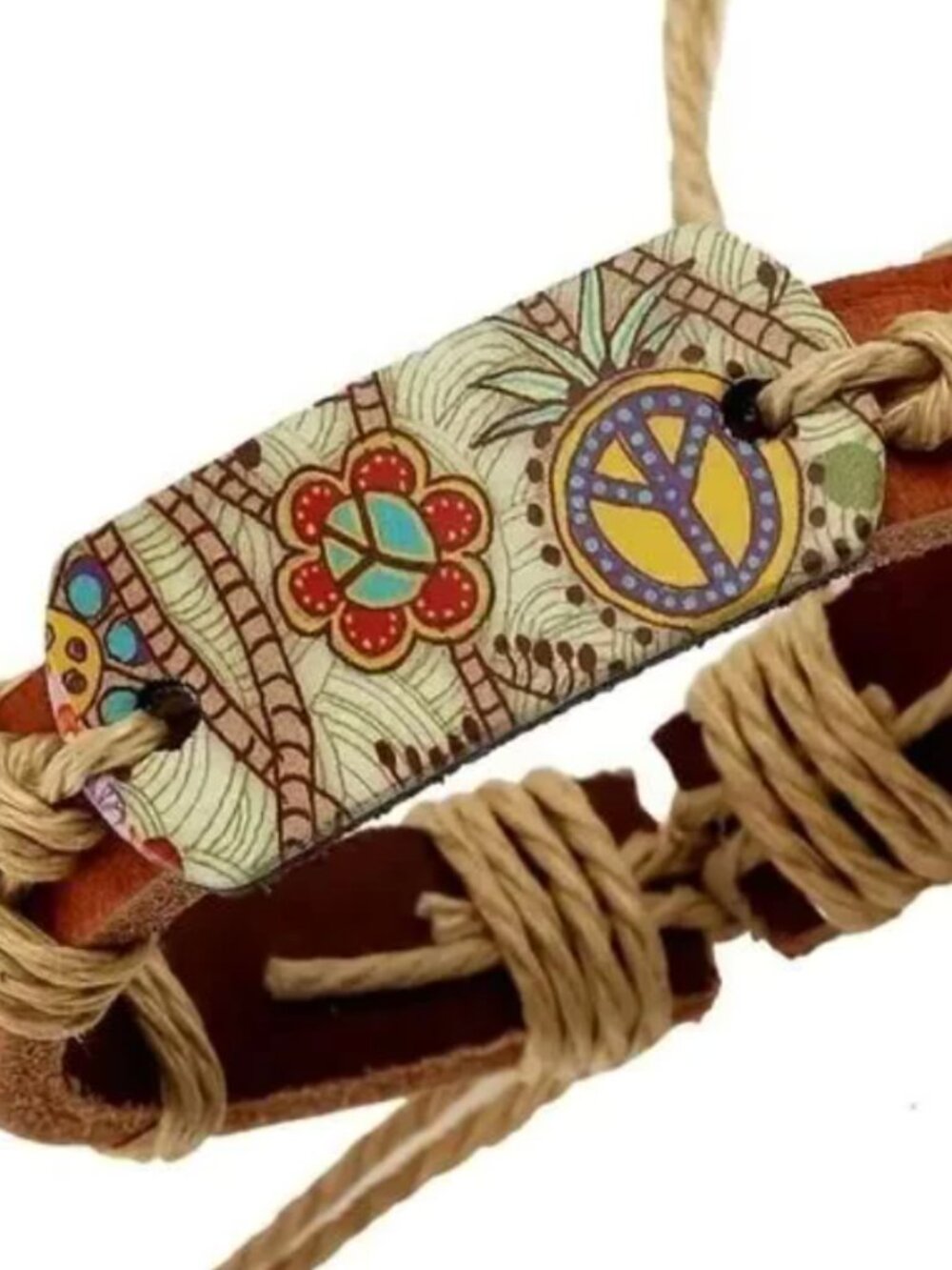 🦋 Hemp Rope Bohemian Bracelet - Picture 3 of 4